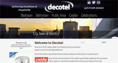Desktop Screenshot of decotel.co.uk