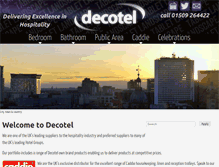 Tablet Screenshot of decotel.co.uk